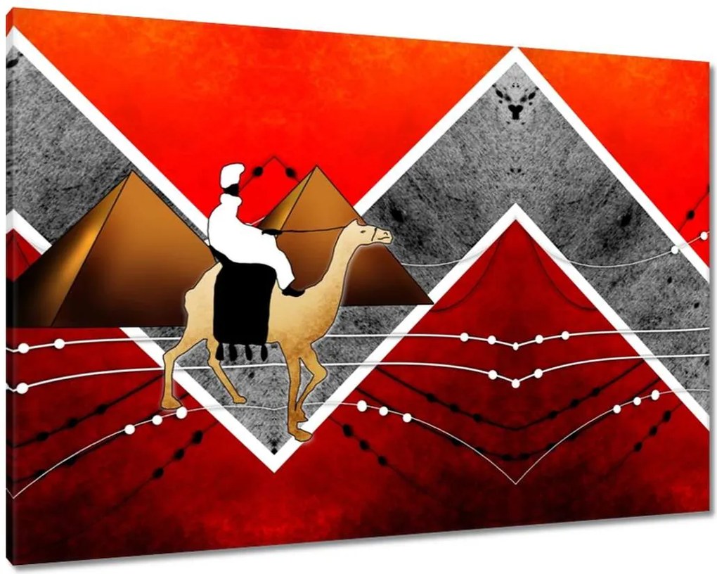 Vászonkép 100x70 Teve utazás