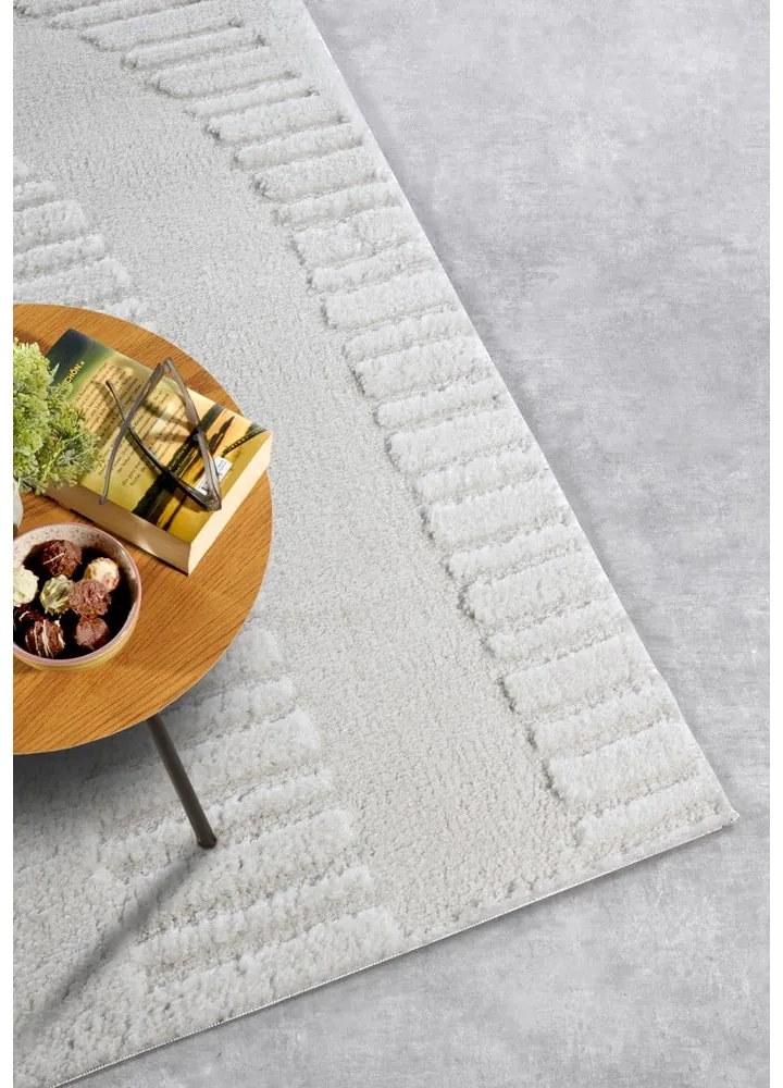 Krémszínű szőnyeg 80x120 cm Bartoux Cream White – Elle Decoration