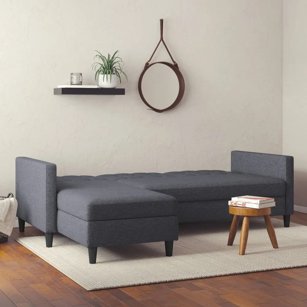 Szürke sarokkanapé Hartford – Støraa