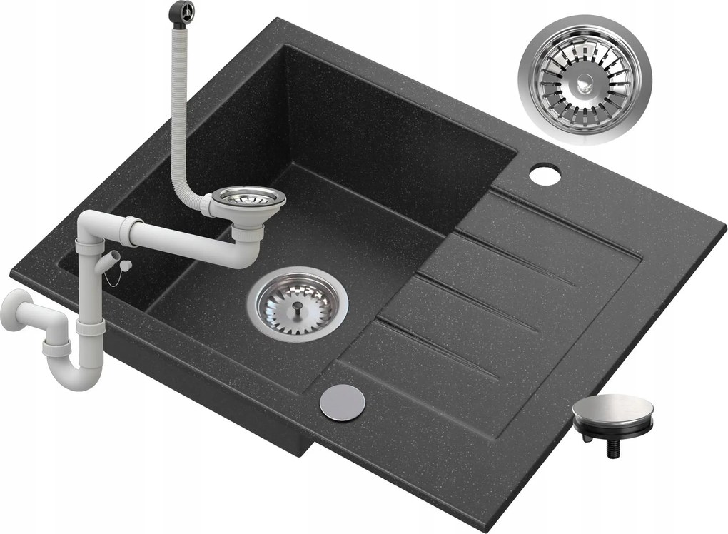 Gránit Mosogató Csepegtető Szifon Tinos Gránit