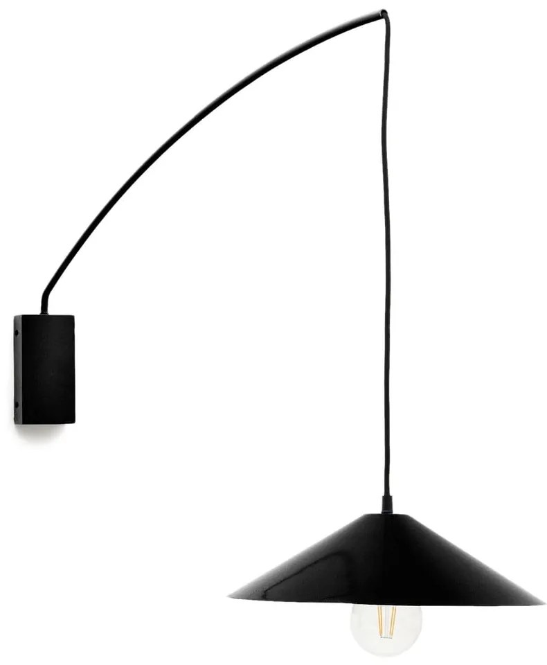 Fekete fali lámpa ø 35 cm Kally – Kave Home