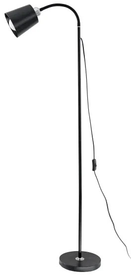 Állólámpa 1xE27/40W/230V fekete