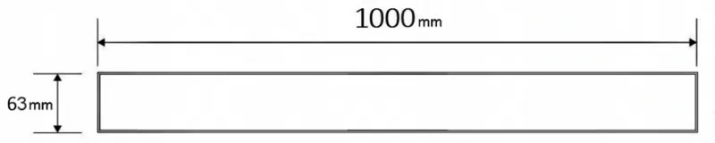 Mexen M01 minta zuhanytálcán 100 cm arany, 1520100