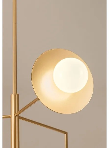 Redo 01-2735 - PLATO rúdon függő csillár 8xG9/10W/230V arany