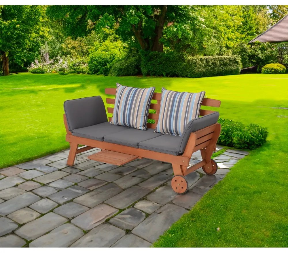 Barna tömörfa kerti pad Rincon – Garden Pleasure