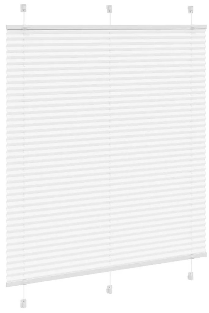 pliszírozott redőny Fehér 115x100cm szövetszélesség 114,4cm