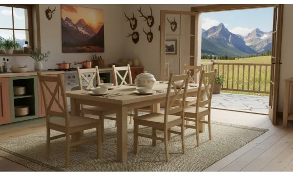 NATE étkezőszék, sonoma tölgy kivitelben