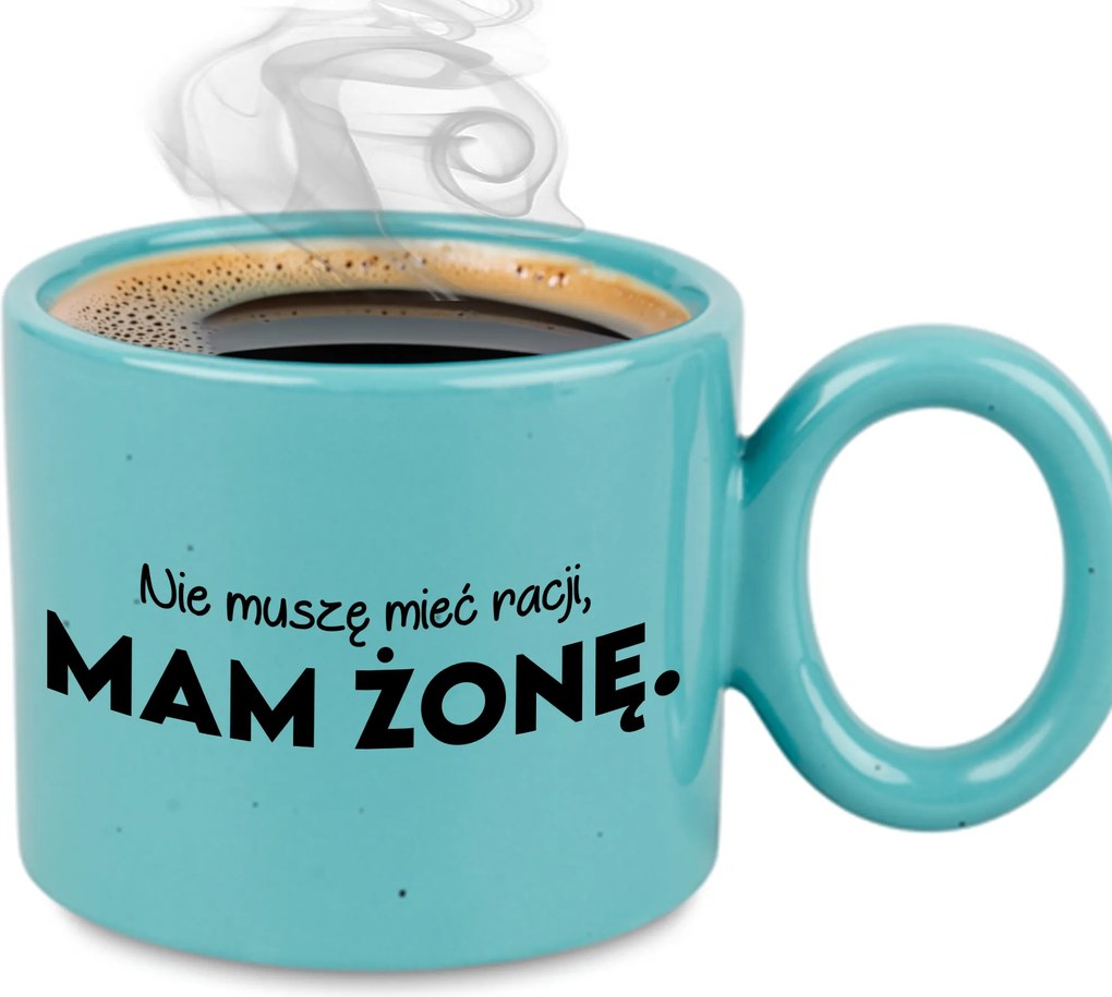 XXL Türkiz Bögre Férjnek Évfordulóra Nem Kell Igazam, Feleségem Van