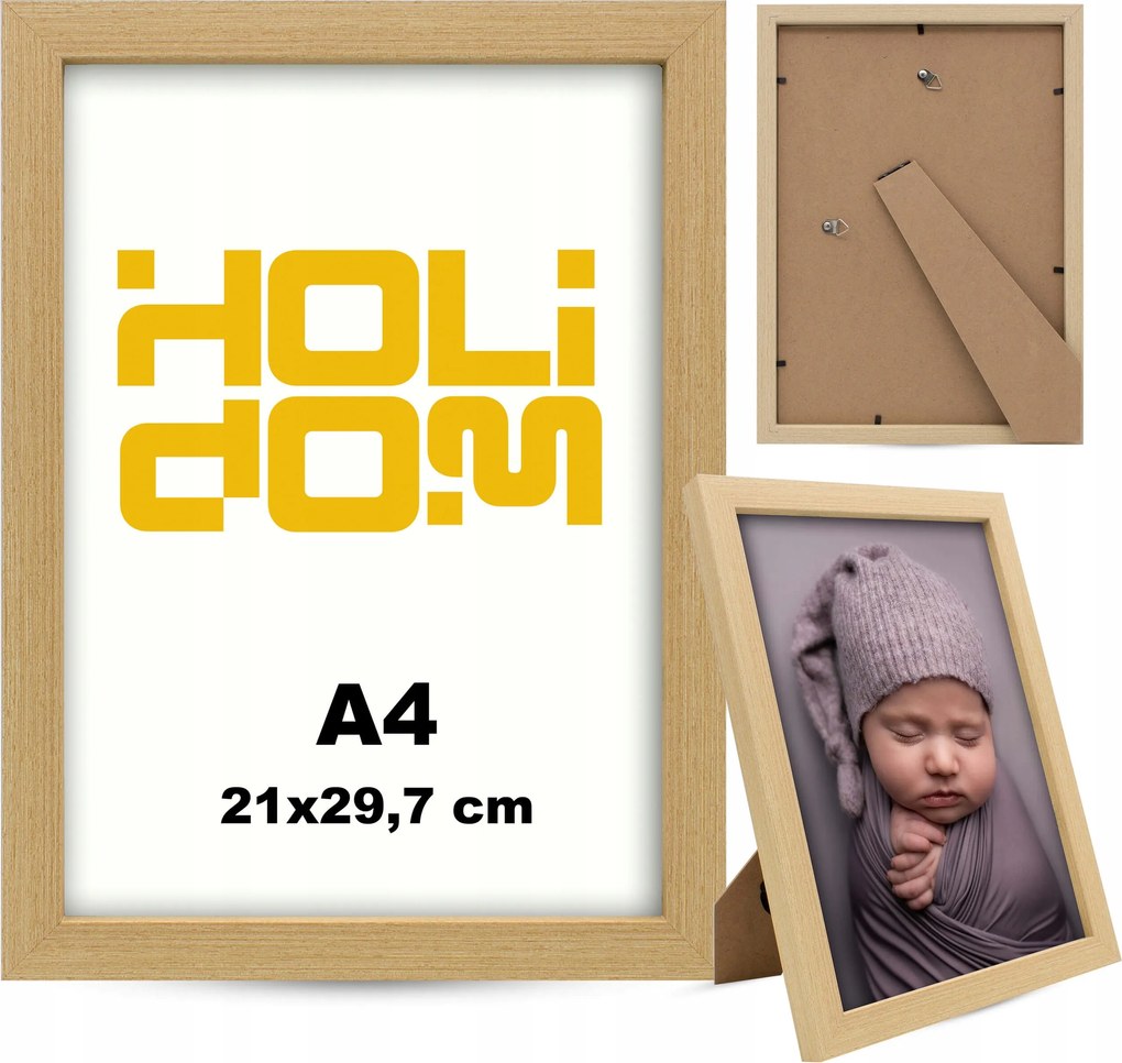 Képkeret A4 21x30 Függő képkeret Álló képkeret Fa