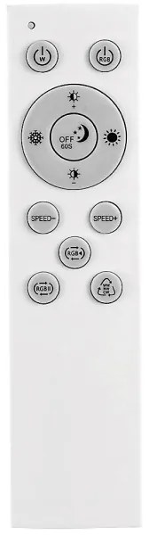 Rabalux 71001 - FARAMIR LED RGB 18W mennyezeti lámpa, állítható, távirányítóval