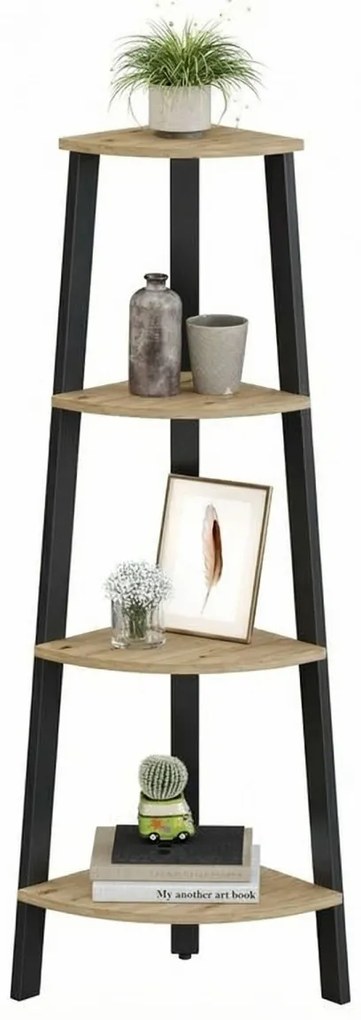 Sarok polc TAYLOR ARTISAN 4 Polc, 125x34cm