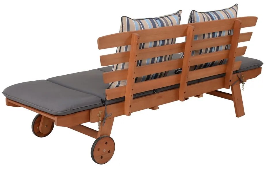 Barna tömörfa kerti pad Rincon – Garden Pleasure