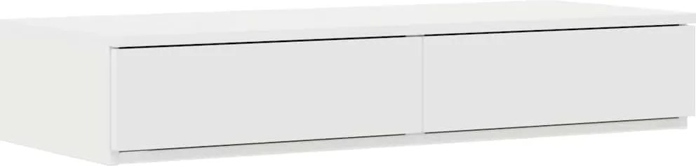 vidaXL Ágyfiókok fiókkal Fehér 90 x 36,5 x 16,5 cm Faanyag