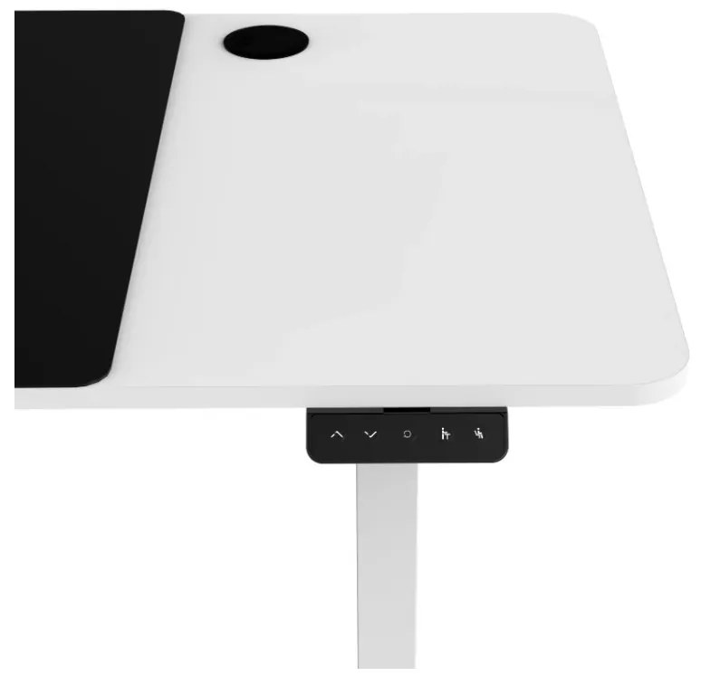 Techsend Electric Adjustable Desk, elektromos állítható magasságú íróasztal PEL1460/EL-LV1460 White