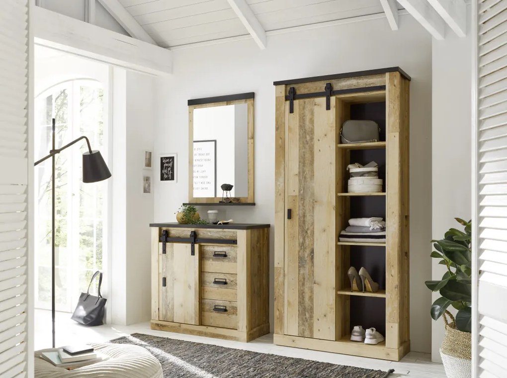 Sherwood 3 előszoba szett antik tölgy/antracit