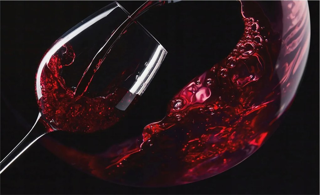 Fotótapéta Flizelin Dekoratív Hálószoba Vörösbor 416x254 Ragasztó