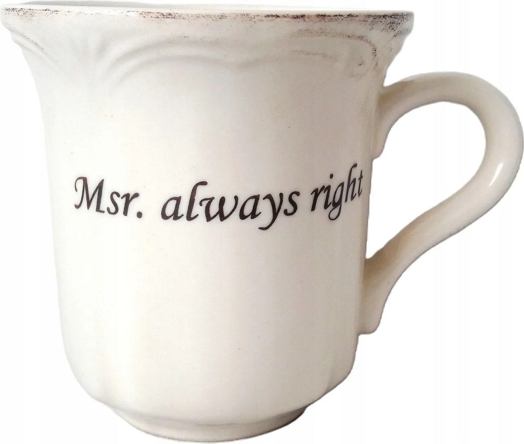 Kerámia Bögre Mrs. always right-400ml