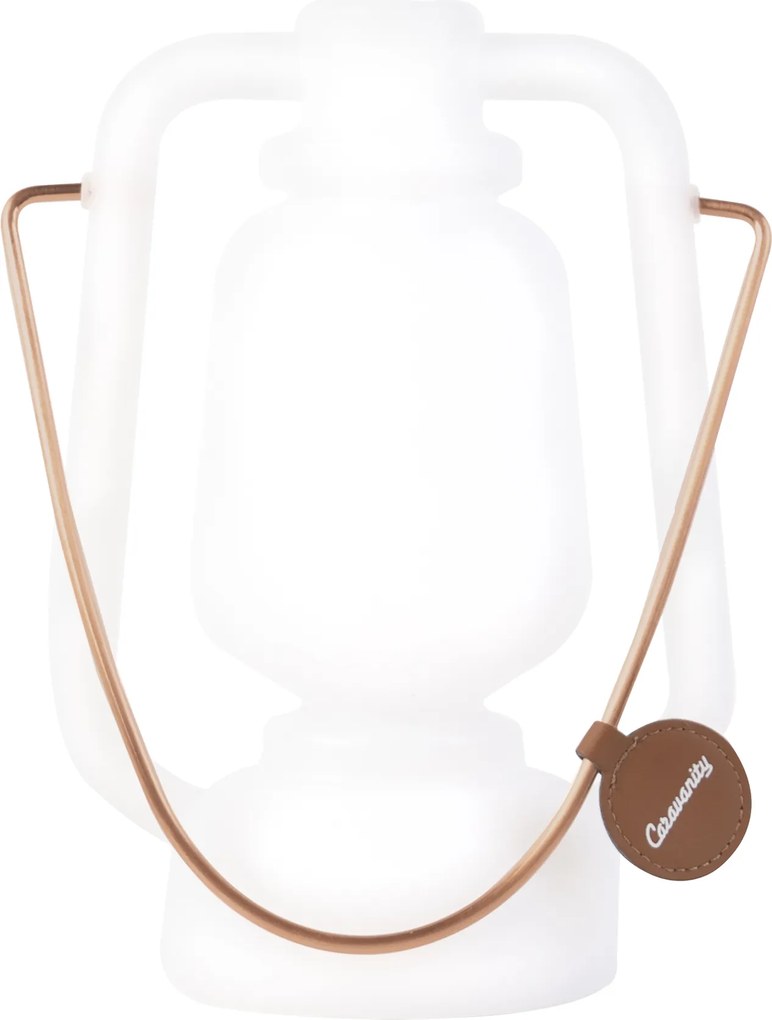 Asztali lámpa fehér lánghatással 22 cm - Storm Mini