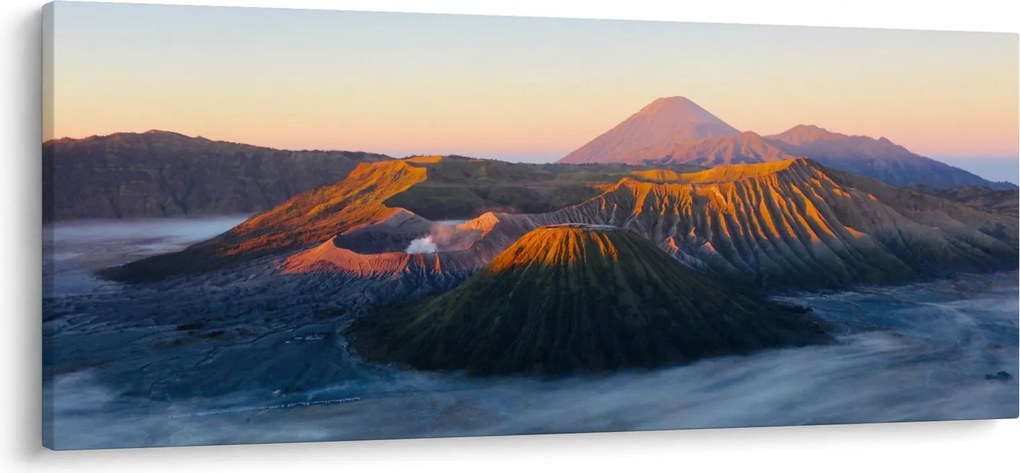 Kép a Bromo-hegyről Indonéziában (120x50 cm)