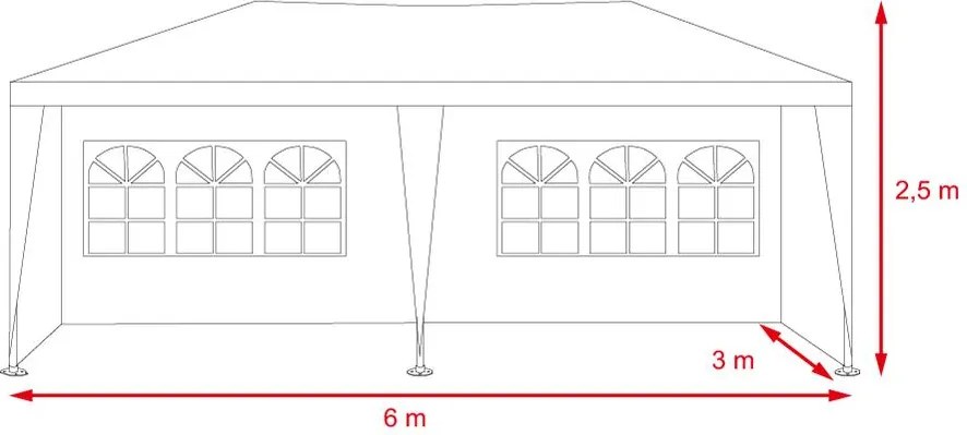 DALLAS Kerti party sátor