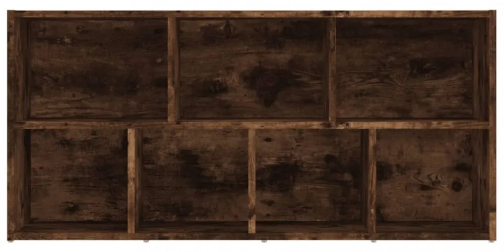 füstös tölgy színű könyvszekrény 50 x 25 x 106 cm