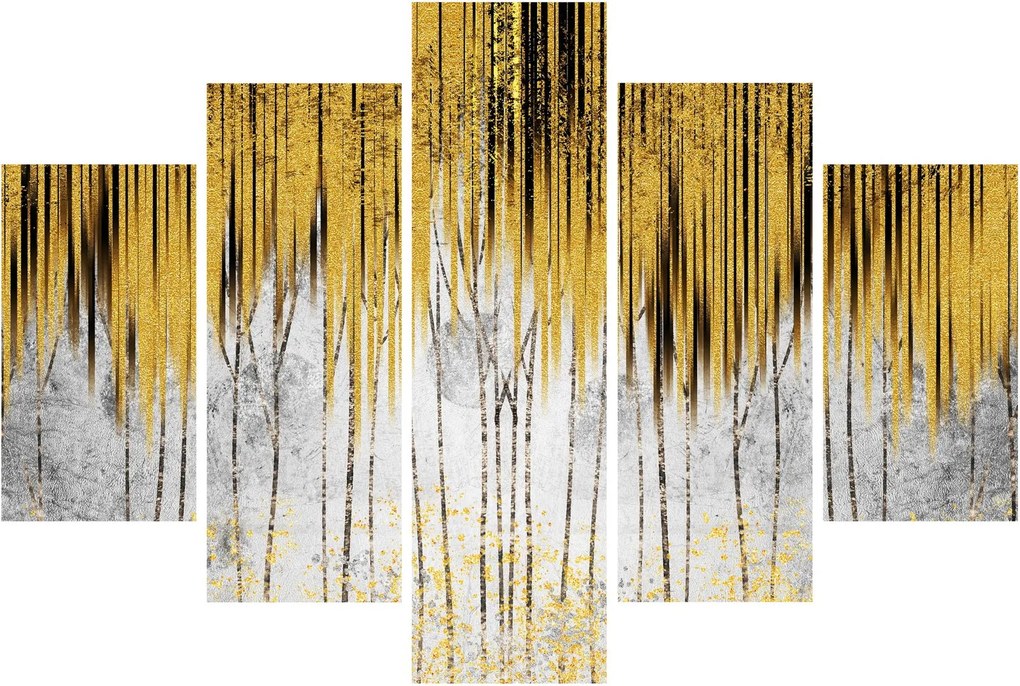 Kép - Arany vonalak (150x105 cm)