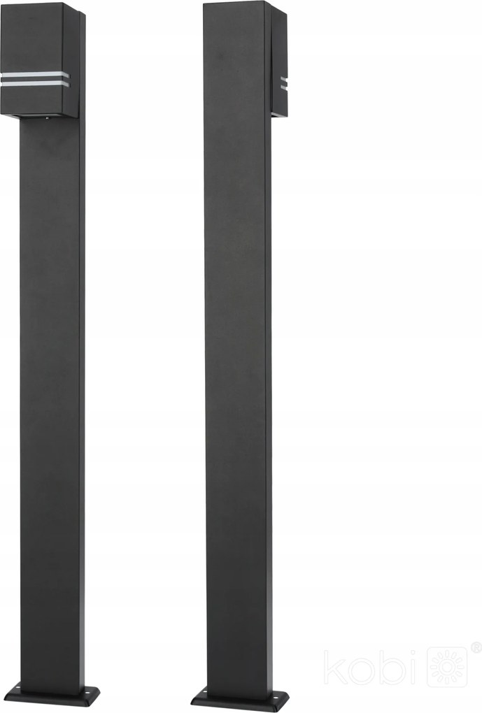 Led Kerti Lámpa Kültéri Álló Oszlop GU10 IP44 1m Fekete Quazar