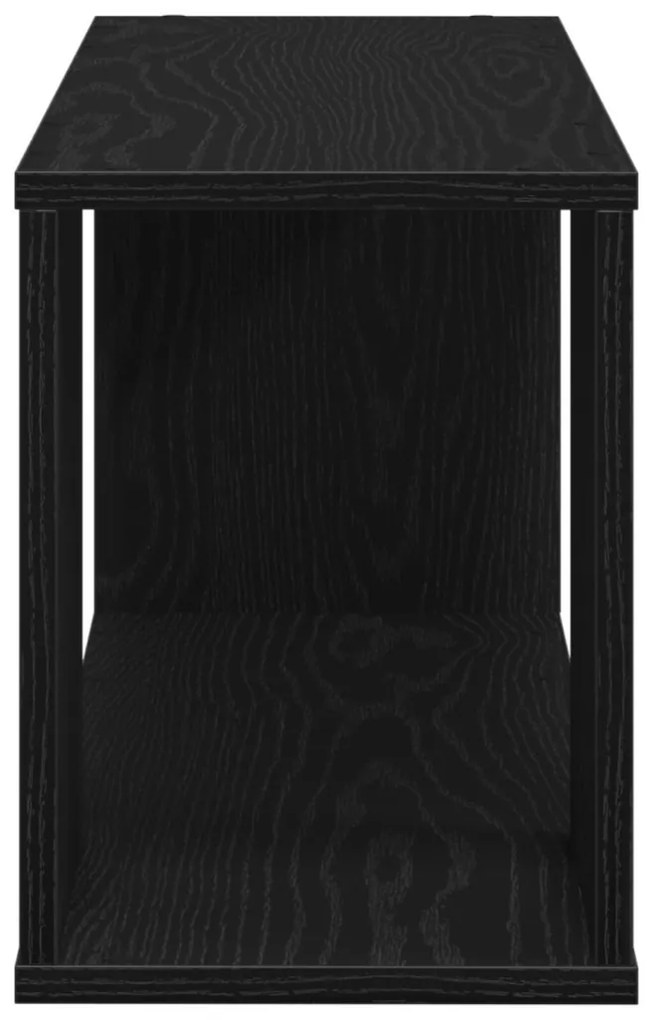 TV állvány, fehér, 80x24x32 cm, mérnöki fa