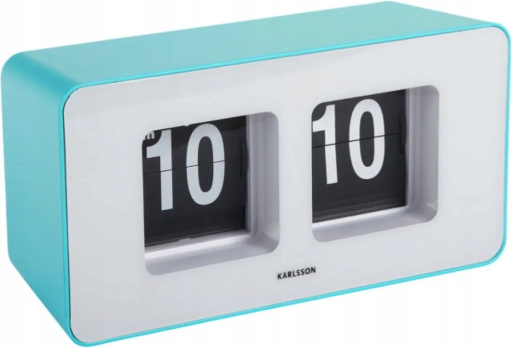 Falióra, elemes asztali konyha nappali kék Funky Flip