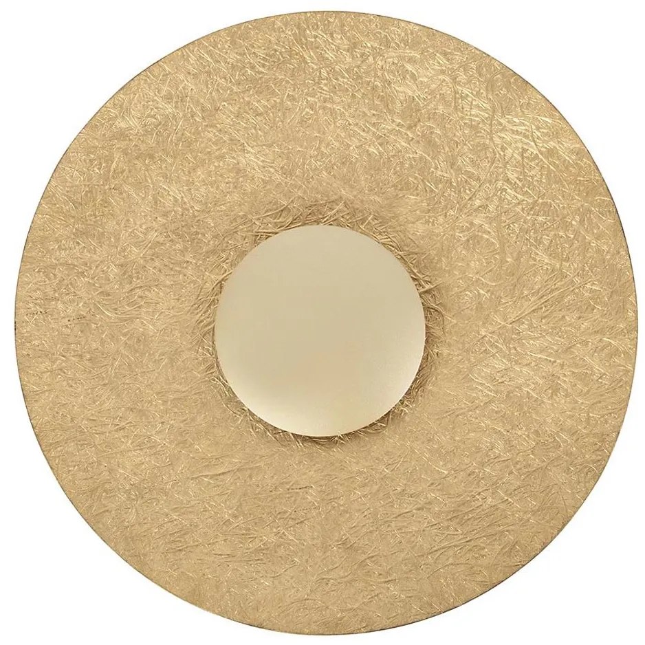 LED fali lámpa SOLE LED/7W/230V átm. 44 cm arany