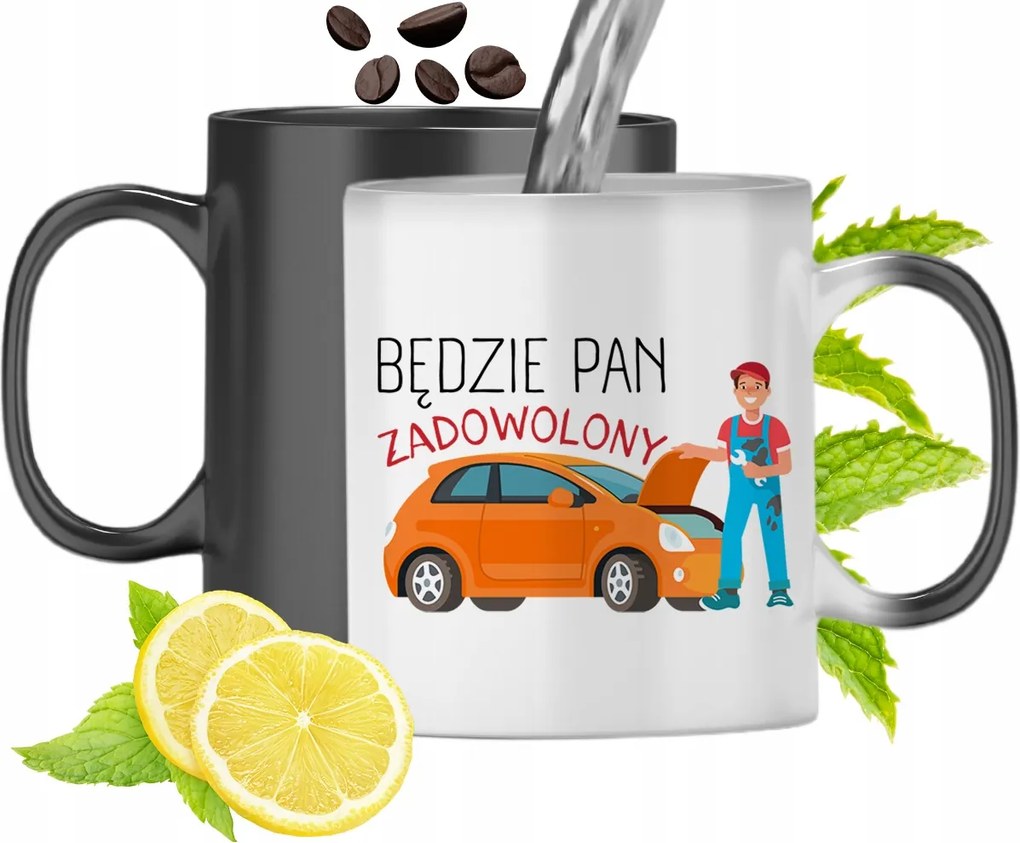 Mágikus Bögre Színváltó Mechanikusoknak, fényképes nyomtatással