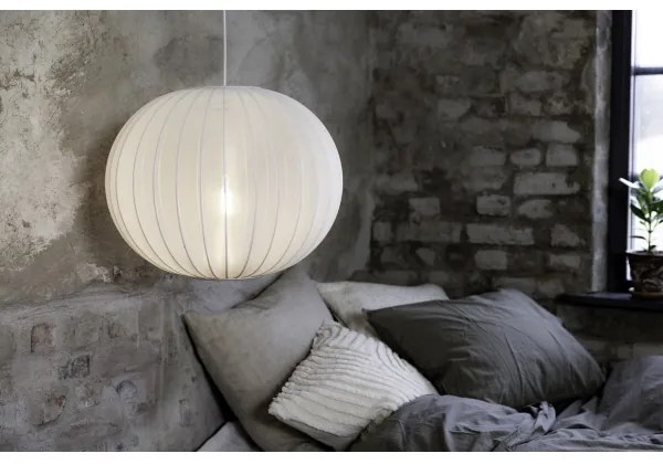 Markslöjd 108792 - Csillár zsinóron FORENCE 1xE27/40W/230V átm. 50 cm fehér