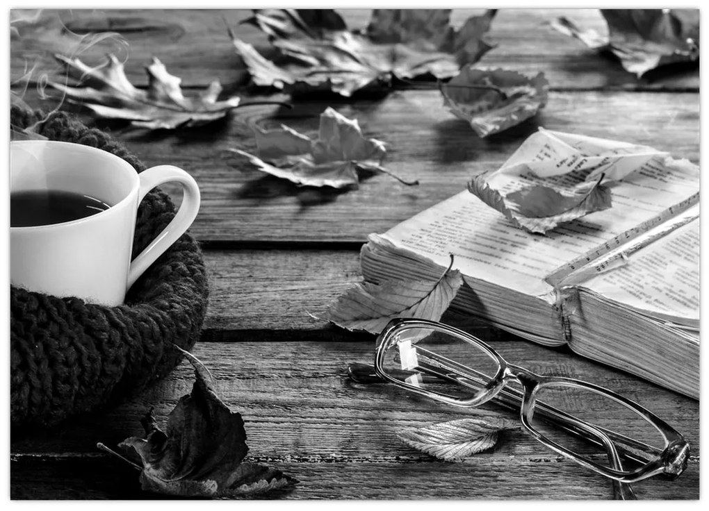 Üveg kép - Egy nyugodt őszi nap (70x50 cm)