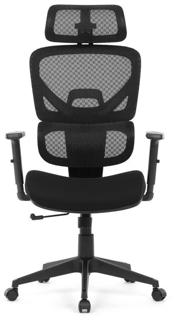 Fekete Szövet Irodai Szék, Szinkron Mechanikával. KA-Q8203 BK