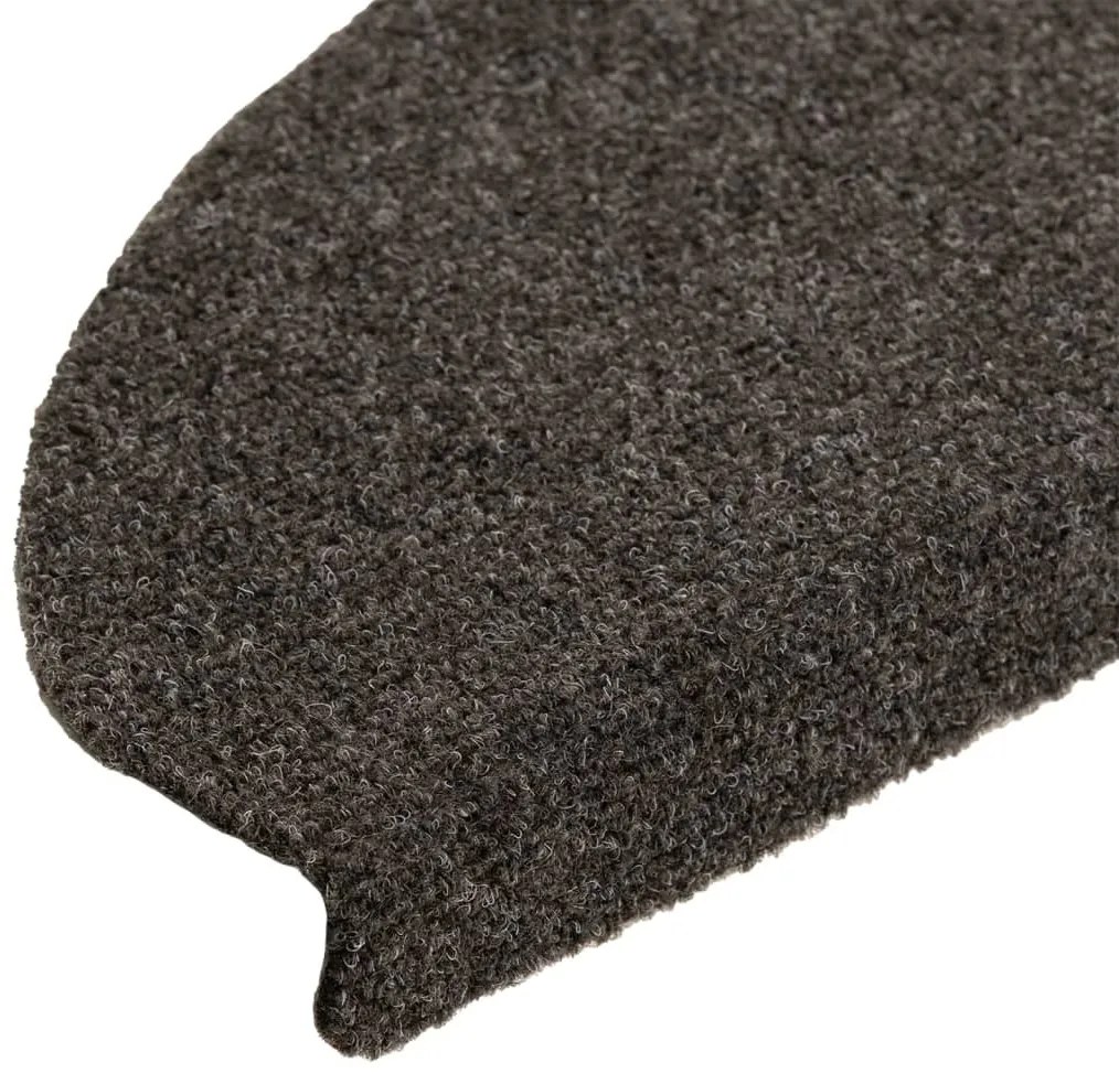 5 db antracit tűlyukasztott öntapadó lépcsővédő 65 x 21 x 4 cm