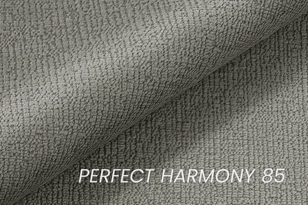 Livani nappali kanapé Perfect Harmony 85 szürke zsenília / fekete lábakkal