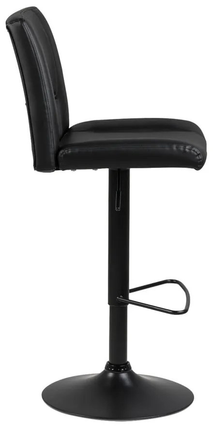 Sylvia fekete bárszék állítható magasággal - Actona