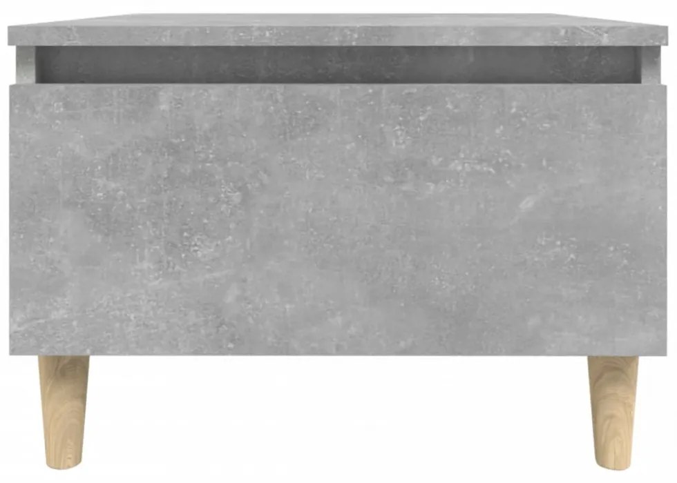 2 db betonszürke szerelt fa kisasztal 50x 46 x 35 cm