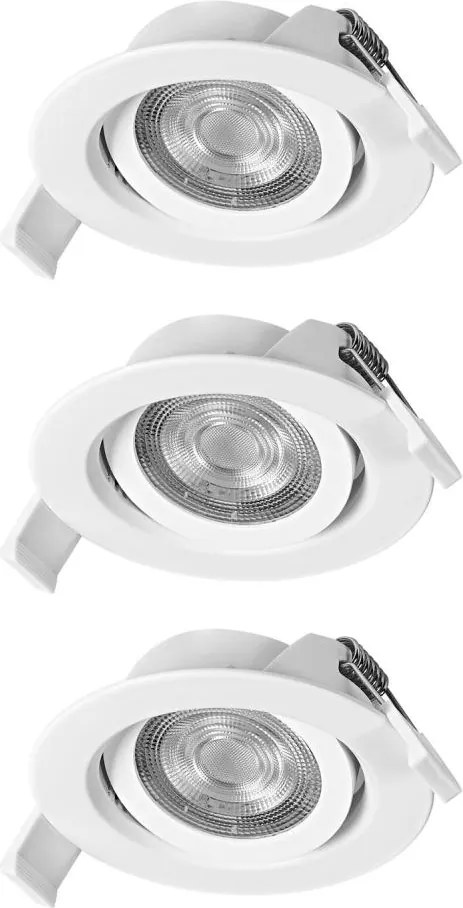 Osram - 3 darabos szett beépíthető LED-spotlámpa SPOT LED/4,9W/230V 2700K fehér