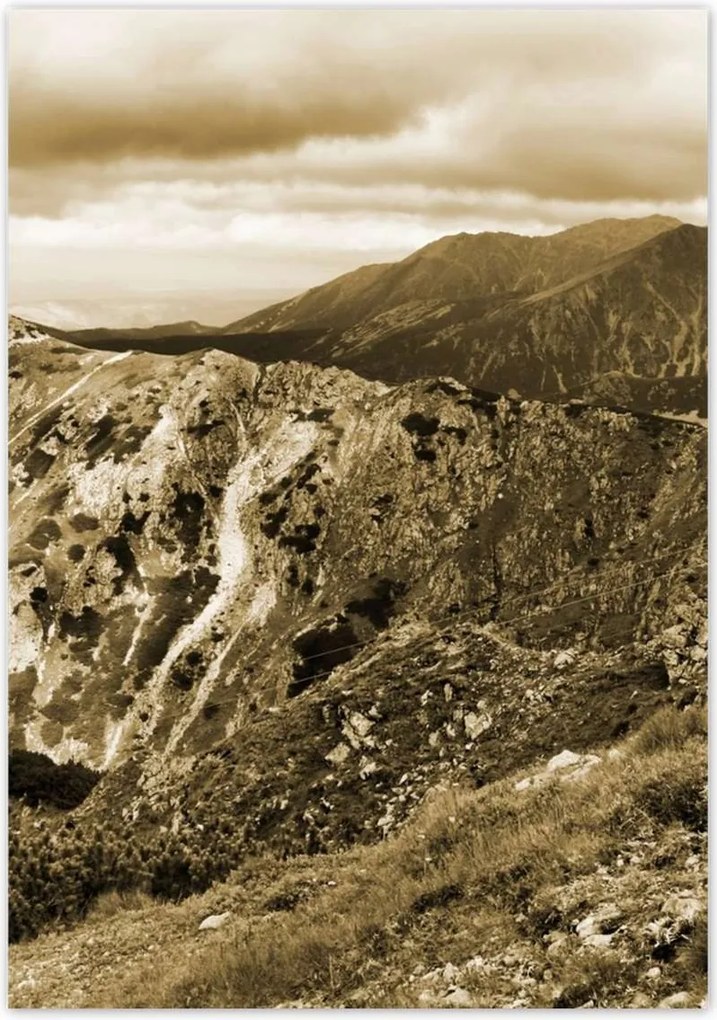 Poszterek 70x100 Tátra Lengyel hegyek Kilátás