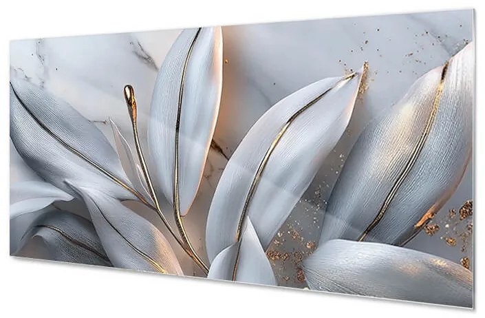 Wallplex konyhahátfal Aranyló Liliom (Méret: 60x300)