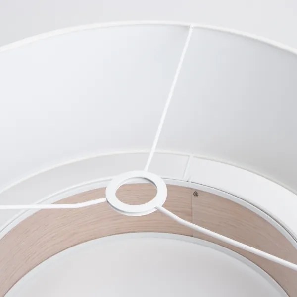 KERIA univerzális búra, Ø 50 cm, fehér/barna