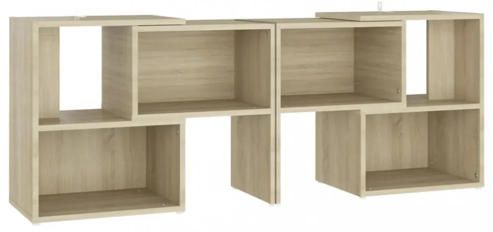sonoma tölgy színű szerelt fa TV-szekrény 104x30x52 cm