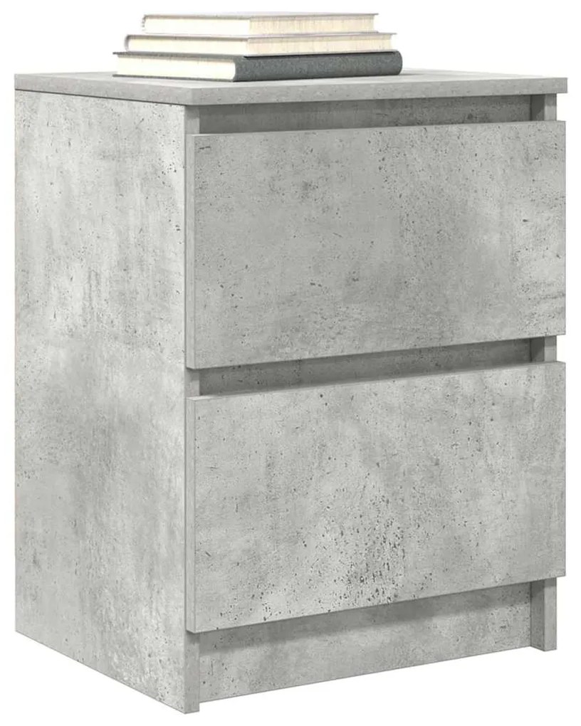 betonszürke szerelt fa TV-szekrény 40x35x54 cm