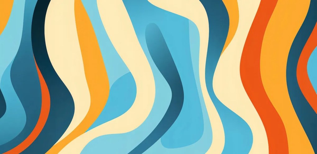 Poszter 91,3x44,5cm Táncoló hullámok