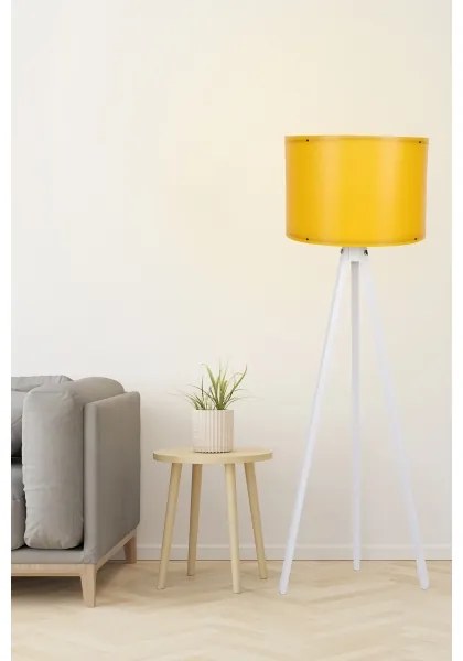 Állólámpa AYD 1xE27/60W/230V narancssárga/fehér