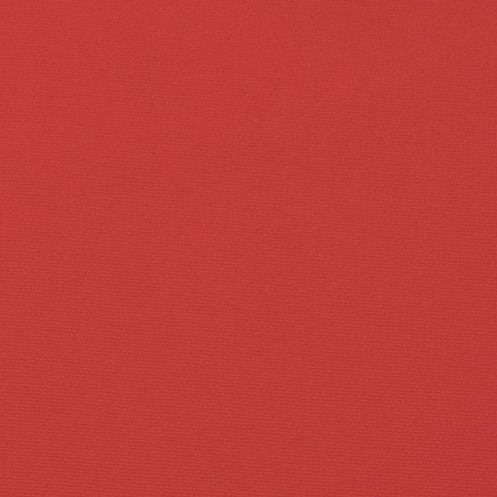 piros oxford szövet kerti padpárna 120 x 50 x 7 cm