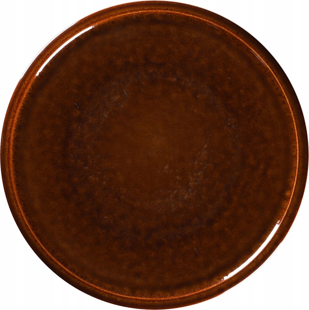 Porcelán Rak Stone Lapostányér 32 cm borostyánsárga