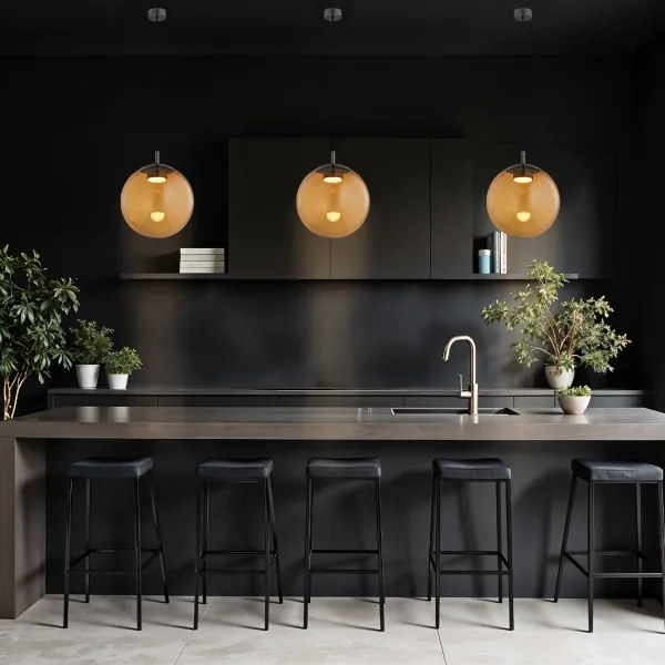 Argon 8831 - Csillár zsinóron SACRAMENTO 1xGX53/8W/230V barna/füstös