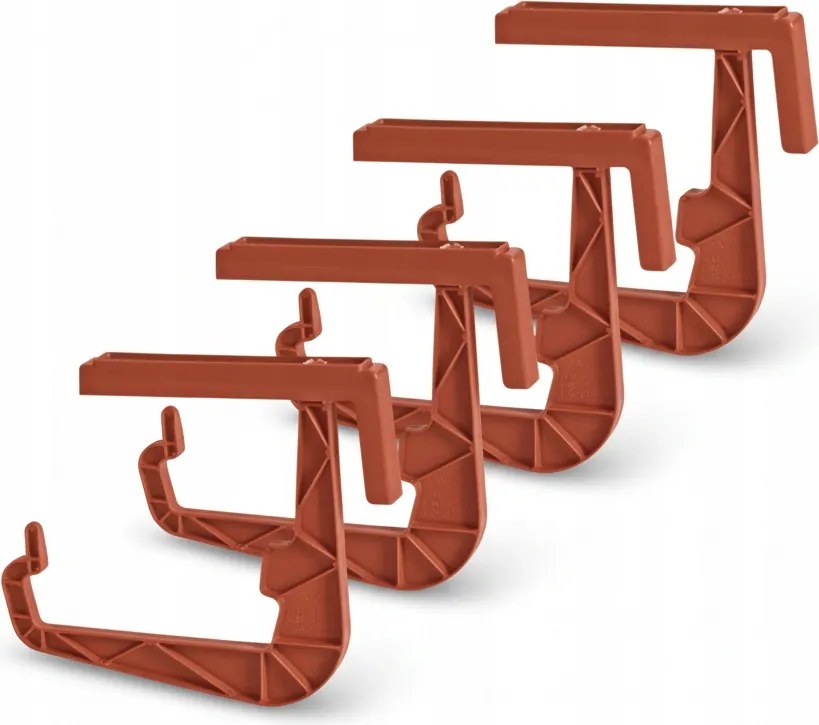 Erkély kaspó tartók Állítható akasztók 4 db